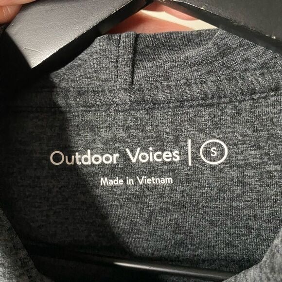 Outdoor Voices Super Soft Hoodie in Heathered Black - Picture 5 of 6